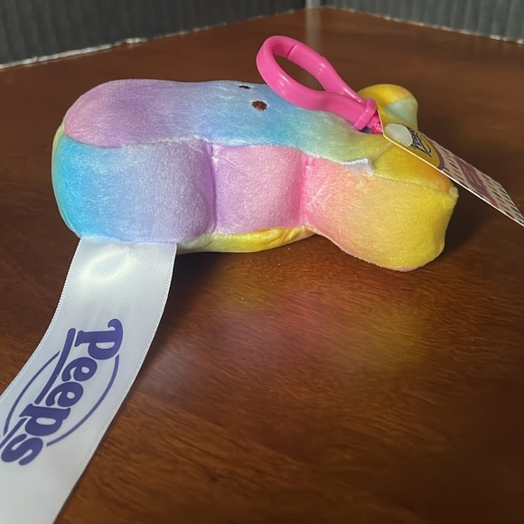 Peeps 🐰 Peeps Bunny Backpack Clip NWT - Picture 3 of 8